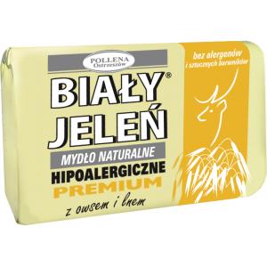 Hipoalergiczne mydło naturalne z owsem i lnem 100g