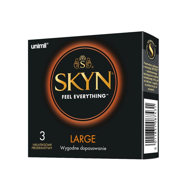 Skyn Large nielateksowe prezerwatywy 3szt Skyn Large nielateksowe prezerwatywy 3szt