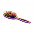 Big Handy Hair Brush duża szczotka do włosów Violet-Yellow