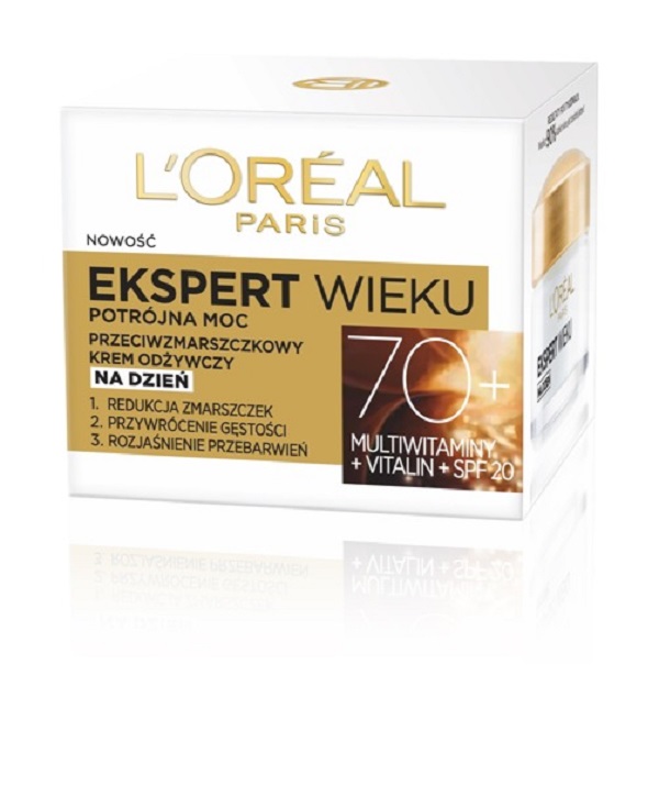L’Oréal Paris Ekspert wieku 70+ odżywczy krem na dzień przeciw zmarszczkom 50 ml można nabyć na stronie Neness.pl