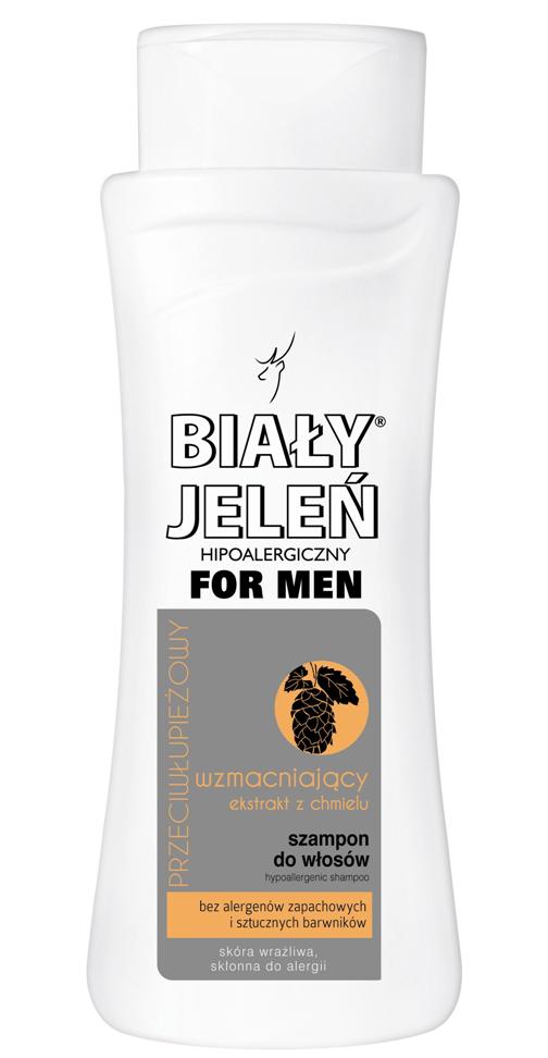 For Men hipoalergiczny przeciwłupieżowy szampon do włosów z ekstraktem z chmielu 300ml