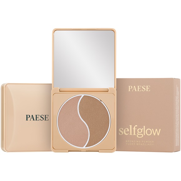 Paese Cosmetics Selfglow Bronzer Duo Puder brązujący 6 g Light