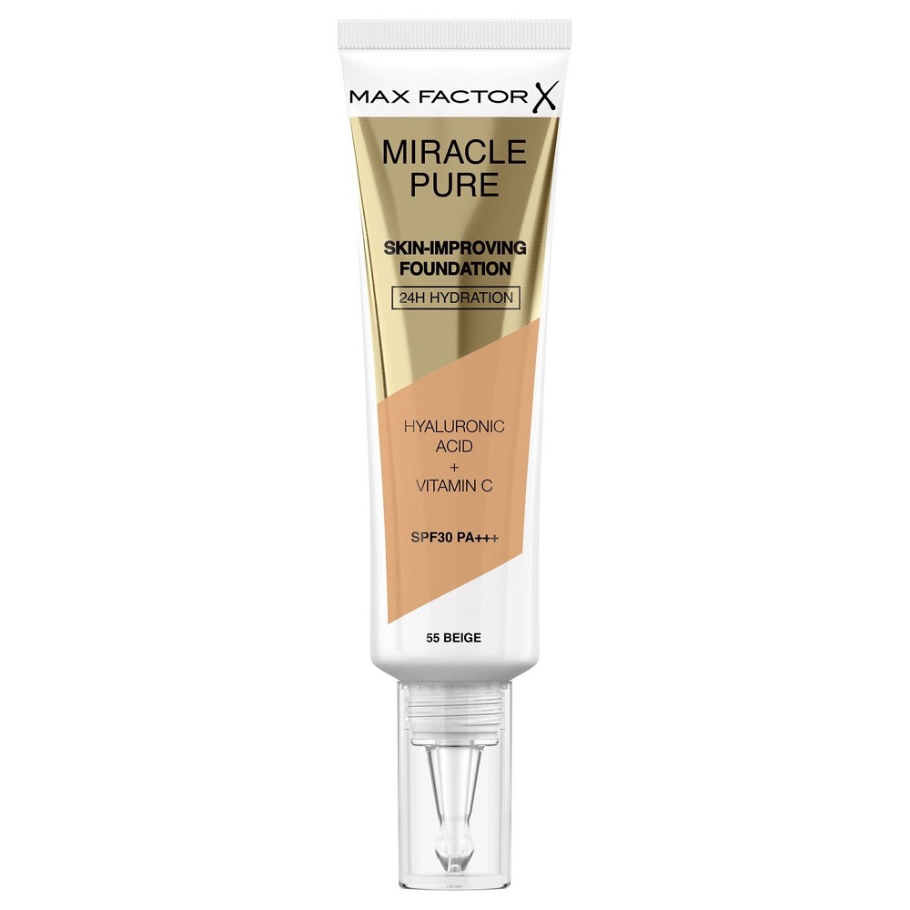 Max Factor Miracle Pure Skin trwały podkład SPF 30 odcień 55 Beige 30 ml