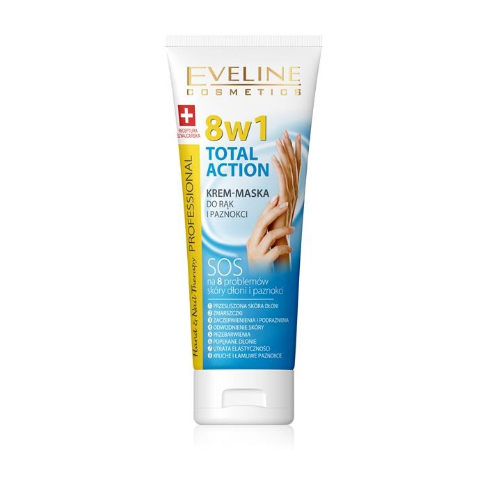 Hand&Nail Therapy Total Action 8w1 krem-maska do rąk i paznokci 75ml