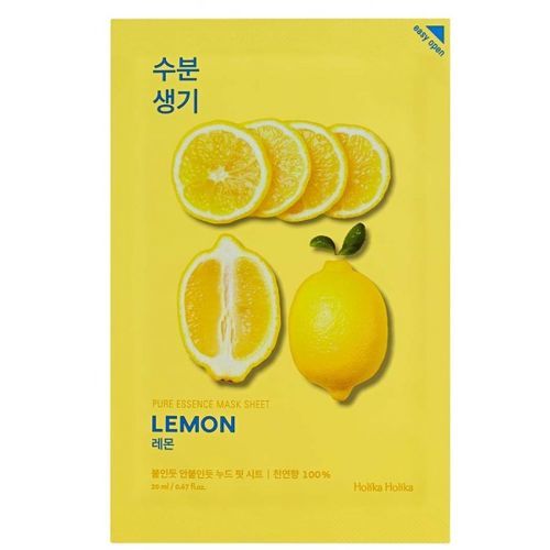 Pure Essence Mask Sheet Lemon rozjaśniająca maseczka z ekstraktem z cytryny 20ml