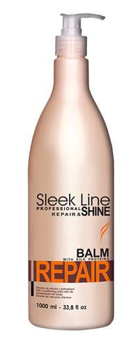 Sleek Line Repair Balm balsam z jedwabiem do włosów zniszczonych 1000ml