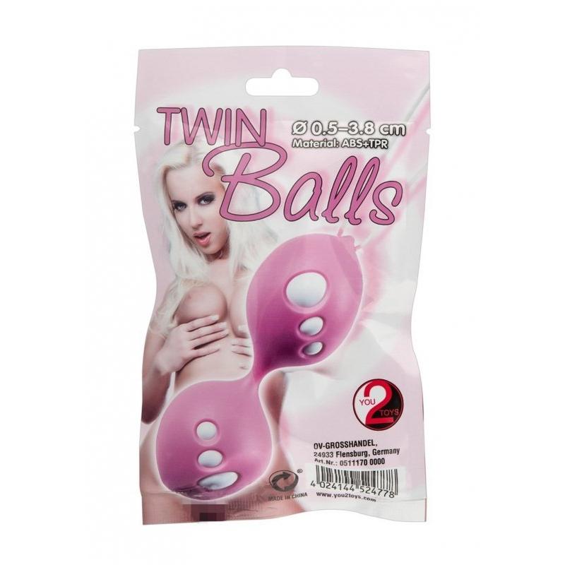 Kulki-Twin Balls ros/wei-Wibrator