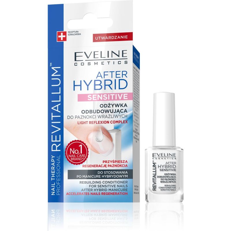 Nail Therapy Professional Revitallum After Hybrid Sensitive odżywka odbudowująca do paznokci wrażliwych 12ml