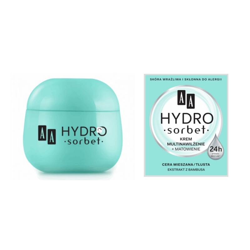 Hydro Sorbet krem multinawilżający dla cery mieszanej i tłustej 50ml Hydro Sorbet krem multinawilżający dla cery mieszanej i tłustej 50ml
