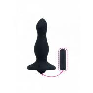 Plug/vibr-BUTT PLUG WITH SUCTION CUP