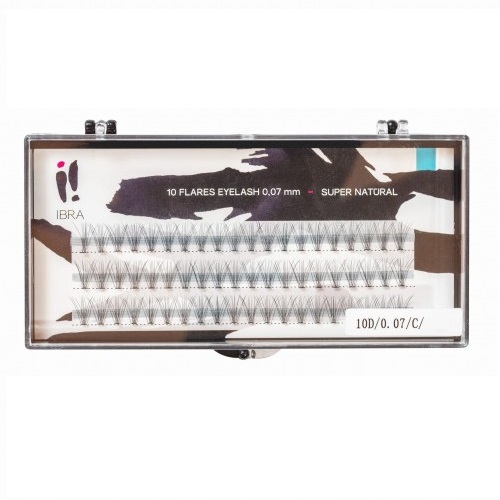 Kępki sztucznych rzęs Super Natural 0.07 C-12mm