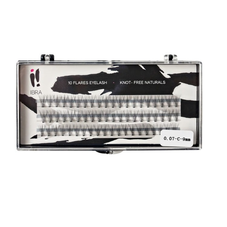Kępki sztucznych rzęs Super Natural 0.07 C-9mm 60szt.