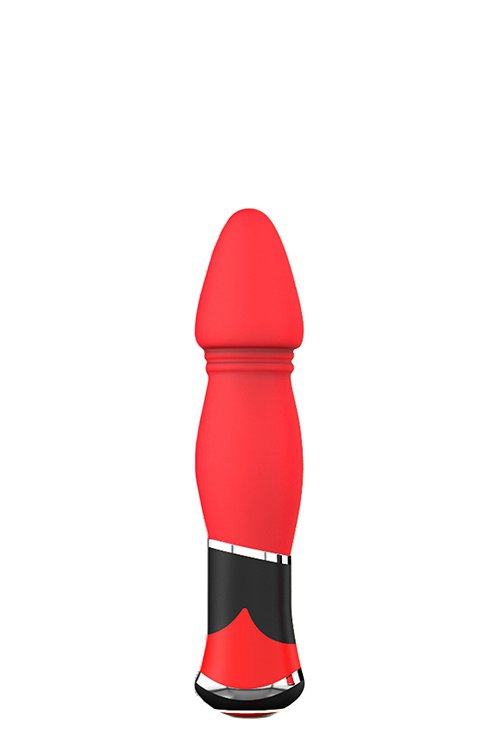 Plug/vibr-BOOTYFUL CONED VIBE RED