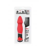 Plug/vibr-BOOTYFUL CONED VIBE RED