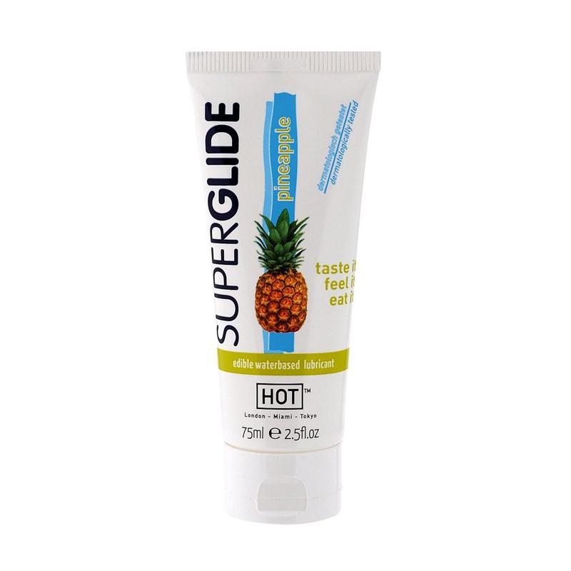 Żel-HOT Superglide PINEAPPLE- 75ml  edible lubricant waterbased