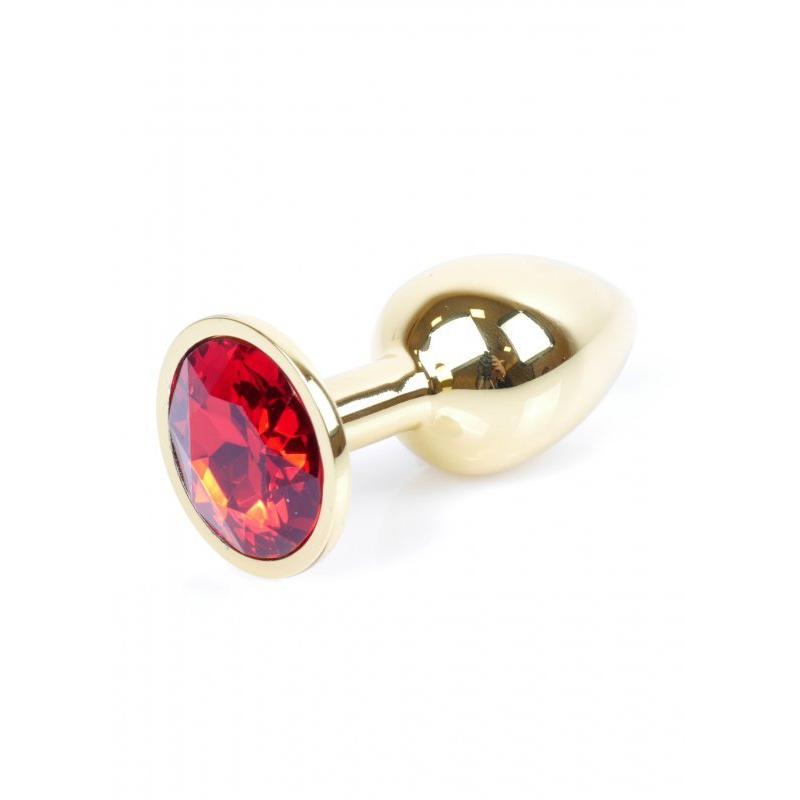 Plug-Jewellery Gold PLUG- Red