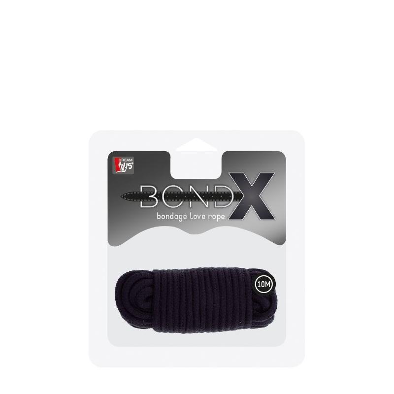 Wiązania-BONDX LOVE ROPE 10M BLACK