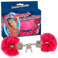 Handcuffs&quot Love Cuffs&quot red