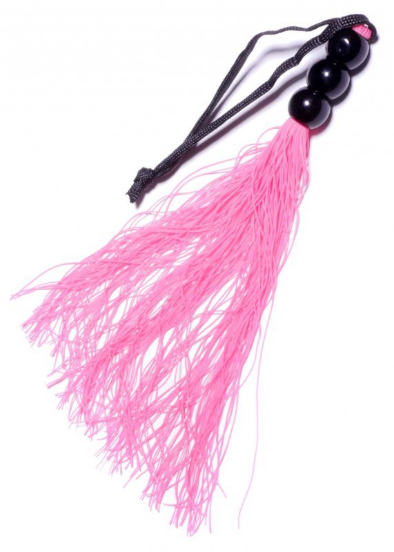 Silicone Whip Pink 10&quot - Fetish Boss Series