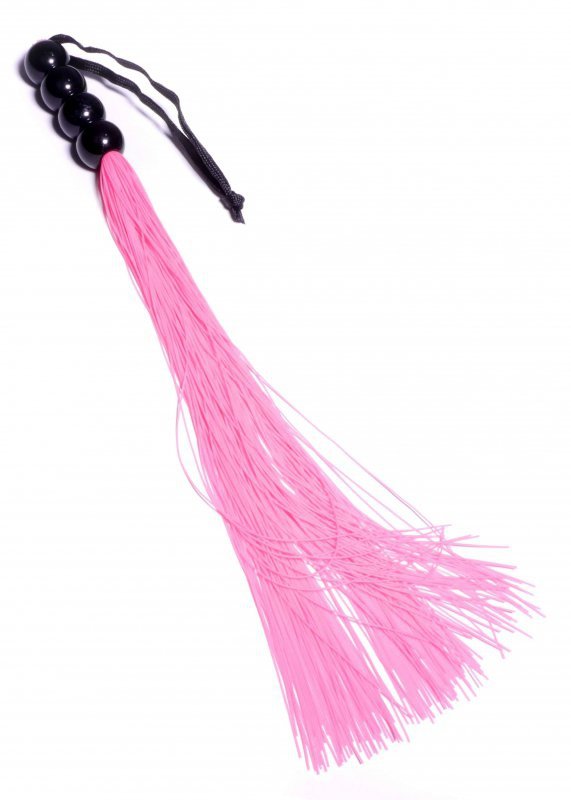 Silicone Whip Pink 14&quot - Fetish Boss Series