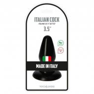 Plug-Italian Cock 3,5&quotBlack