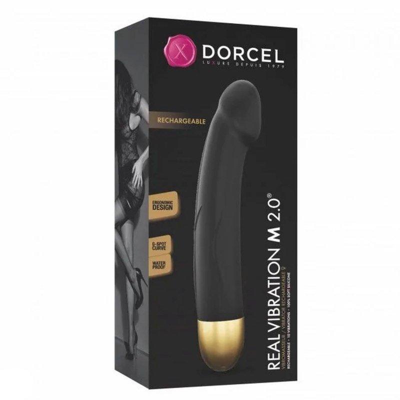 REAL VIBRATION M  BLACK & GOLD  2.0 - RECHARGEABLE