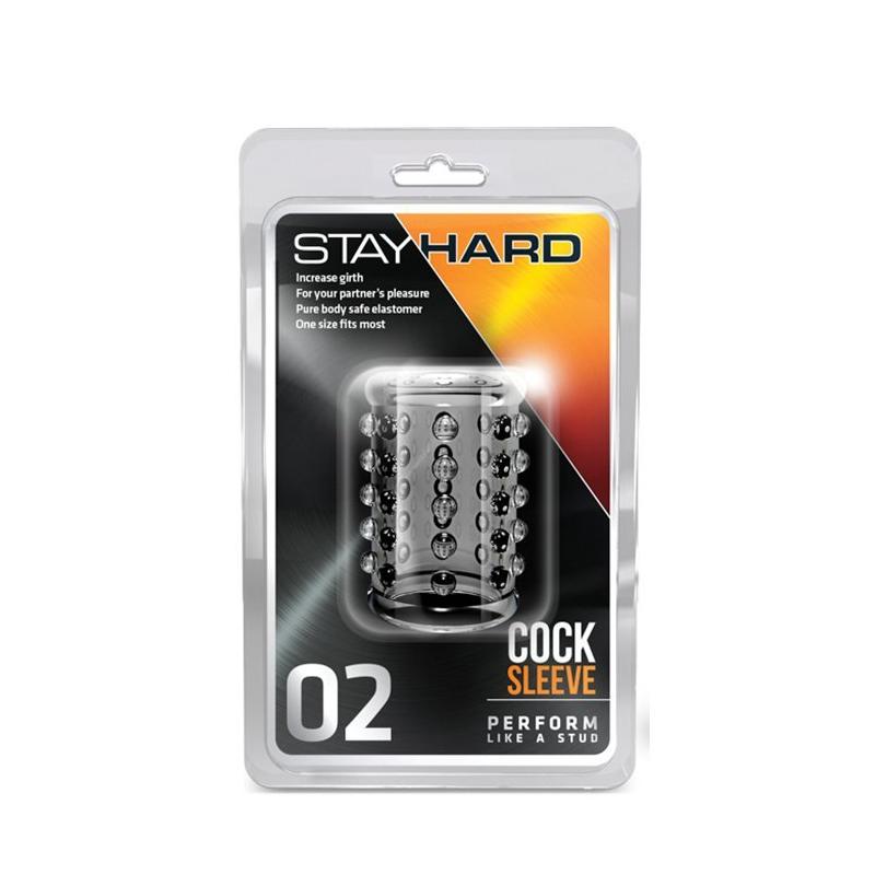 Stymulator-STAY HARD COCK SLEEVE 02 CLEAR