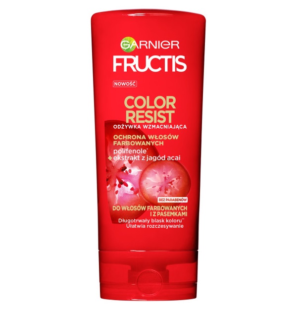 Fructis Color Resist odżywka wzmacniająca do włosów farbowanych i z pasemkami 200ml