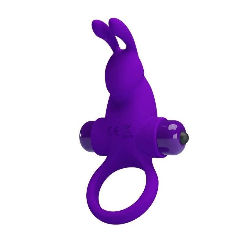 PRETTY LOVE - VIBRANT PENIS RING I Purple