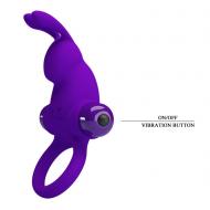 PRETTY LOVE - VIBRANT PENIS RING I Purple