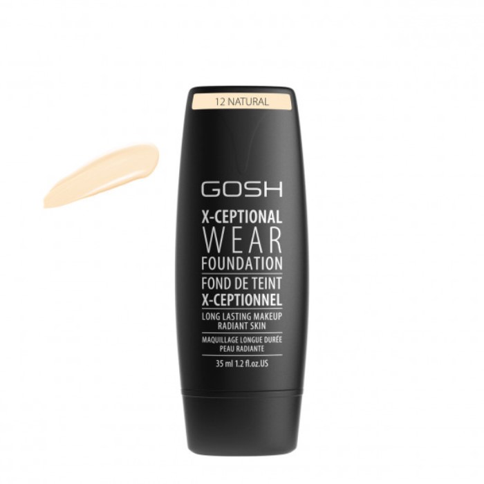 Gosh X-ceptional trwały podkład odcień 12 Natural 30 ml