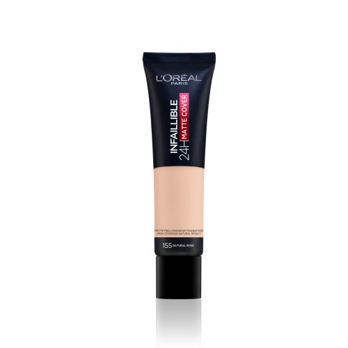 Infallible 24H Matte Cover Foundation długotrwały podkład matujący 155 Natural Rose 30ml