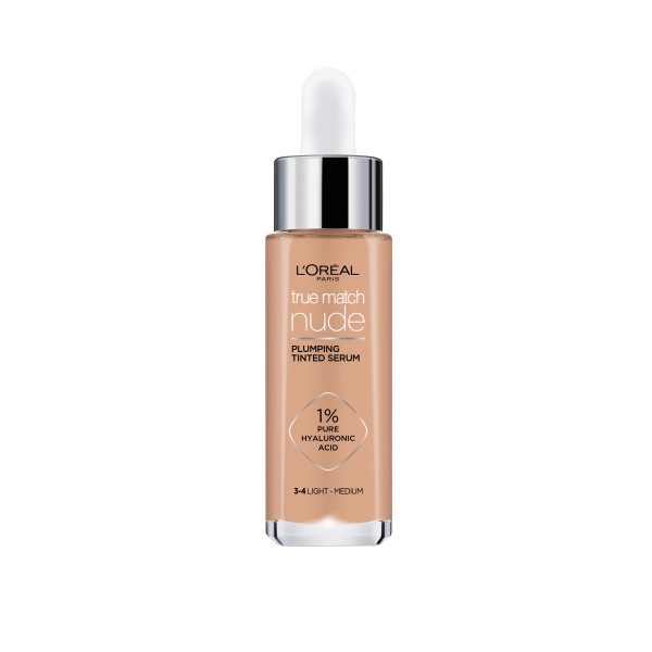 L'Oréal Paris True Match Aufpolsterndes Getöntes Serum Tonujący krem do twarzy 30 ml Nr. 3-4 - Hell-Mittel
