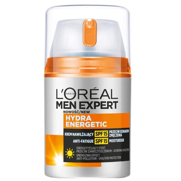 Men Expert Hydra Energetic krem nawilżający przeciw oznakom zmęczenia SPF15 50ml