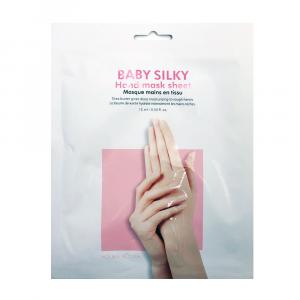Baby Silky Hand Mask Sheet regenerująco-nawilżająca maseczka do rąk w formie bawełnianych rękawiczek 15ml