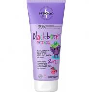 Naturalny szampon i żel do mycia dla dzieci 2w1 Blackberry Friends 200ml