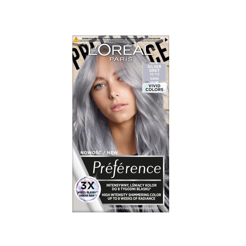 Preference Vivid Colors trwała farba do włosów 10.112 Silver Grey