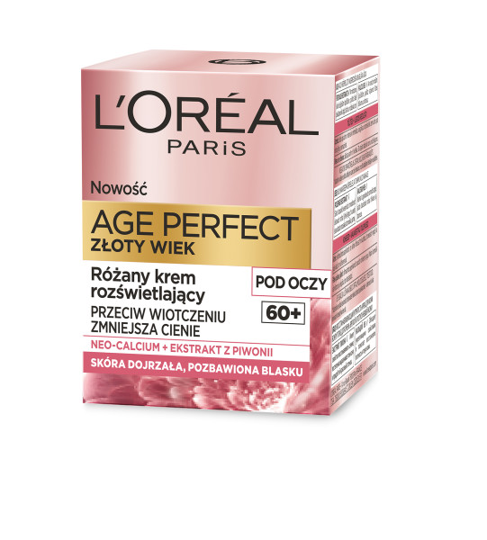 Age Perfect Złoty Wiek 60+ różany krem rozświetlający pod oczy 15ml