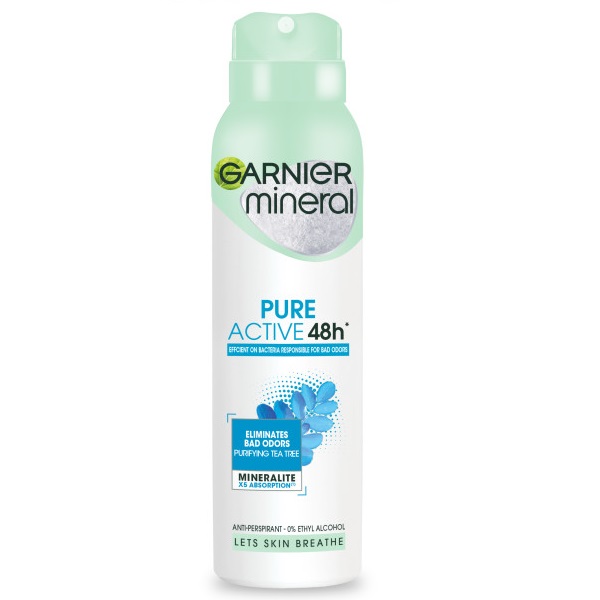 Mineral Pure Active antyperspirant spray 150ml