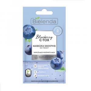 Blueberry C-TOX maseczka smoothie do twarzy nawilżająco-rozświetlająca 8g