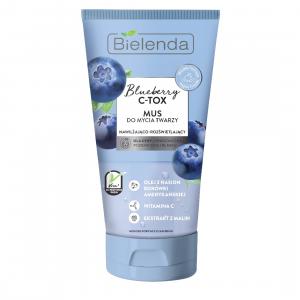 Blueberry C-TOX mus do mycia twarzy nawilżająco-rozświetlający 135g