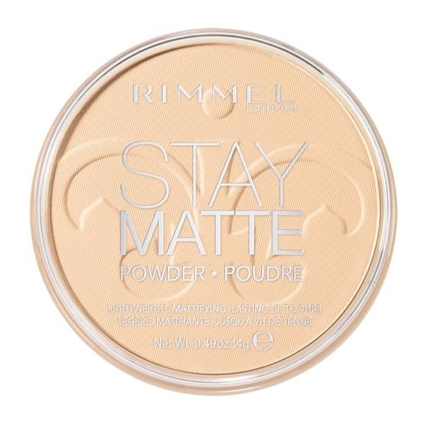 Rimmel Stay Matte puder odcień 001 Transparent 14 g