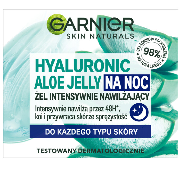 Garnier Hyaluronic żel-krem nawilżająco-wygładzający cerę na noc 50 ml