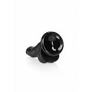 Curved Realistic Dildo  Balls  Suction Cup - 7&quot&quot/ 18 cm