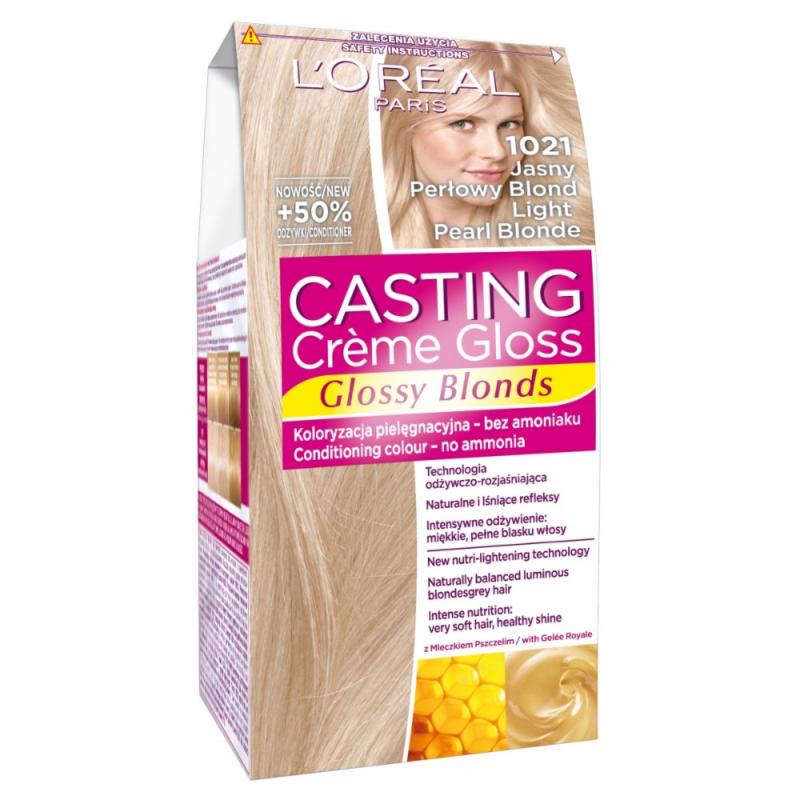 Casting Creme Gloss farba do włosów 1021 Jasny perłowy blond