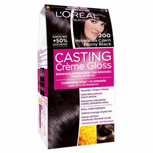 Casting Creme Gloss farba do włosów 200 Hebanowa czerń