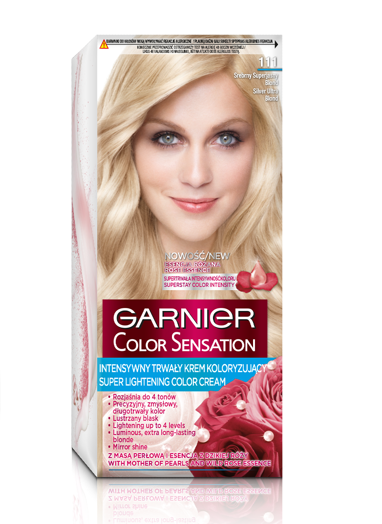 Color Sensation krem koloryzujący do włosów 111 Srebrny superjasny blond