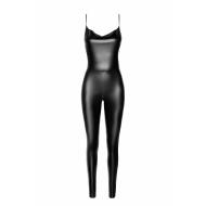 F306 Mirage catsuit with jewelry rhinestone chain adorning the back S