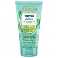 Fresh Juice peeling gruboziarnisty detoksykujący z wodą cytrusową Limonka 150g