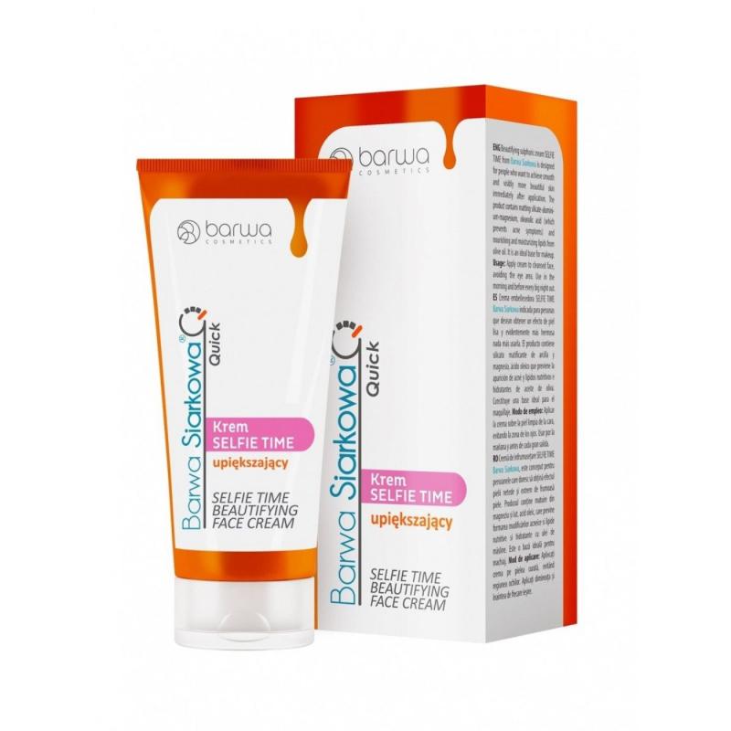 Siarkowa Selfie Time Beautifying Face Cream upiększający krem Selfie Time 40ml Siarkowa Selfie Time Beautifying Face Cream upiększający krem Selfie Time 40ml